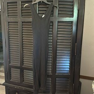 Black Bodycon Midi Dress